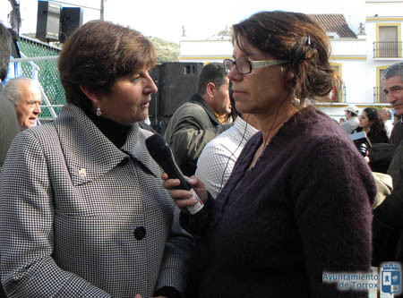 Un instante de la intervención de Claros